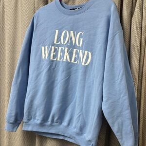 Blue 'Long Weekend' women Sweater
